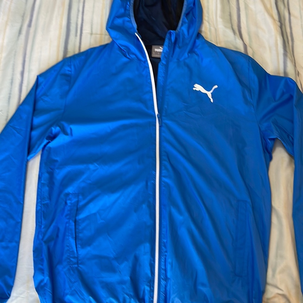 Puma - Windbreaker - Medium - Light Blue